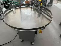 Stół podawczy do etykieciarki Empak - średnica 100 cm - 7