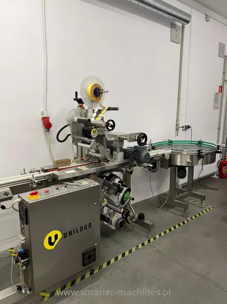 Etykieciarka dwugłowicowa do etykietowania góra-dół