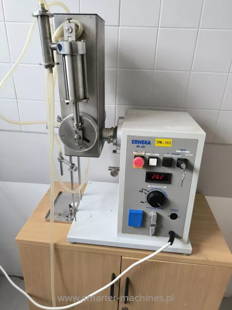Urządzenie laboratoryjne z granulatorem, mieszalnikiem i dozownikiem tłokowym | Erweka