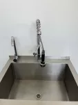 Stainless Steel Sink with two Faucets - 3