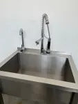 Stainless Steel Sink with two Faucets - 5