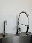 Stainless Steel Sink with two Faucets - 4