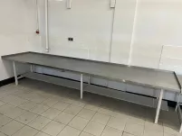 Production Tables with Stainless Steel Worktops, 2 pcs. large sizes - 2