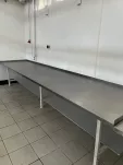 Production Tables with Stainless Steel Worktops, 2 pcs. large sizes - 6